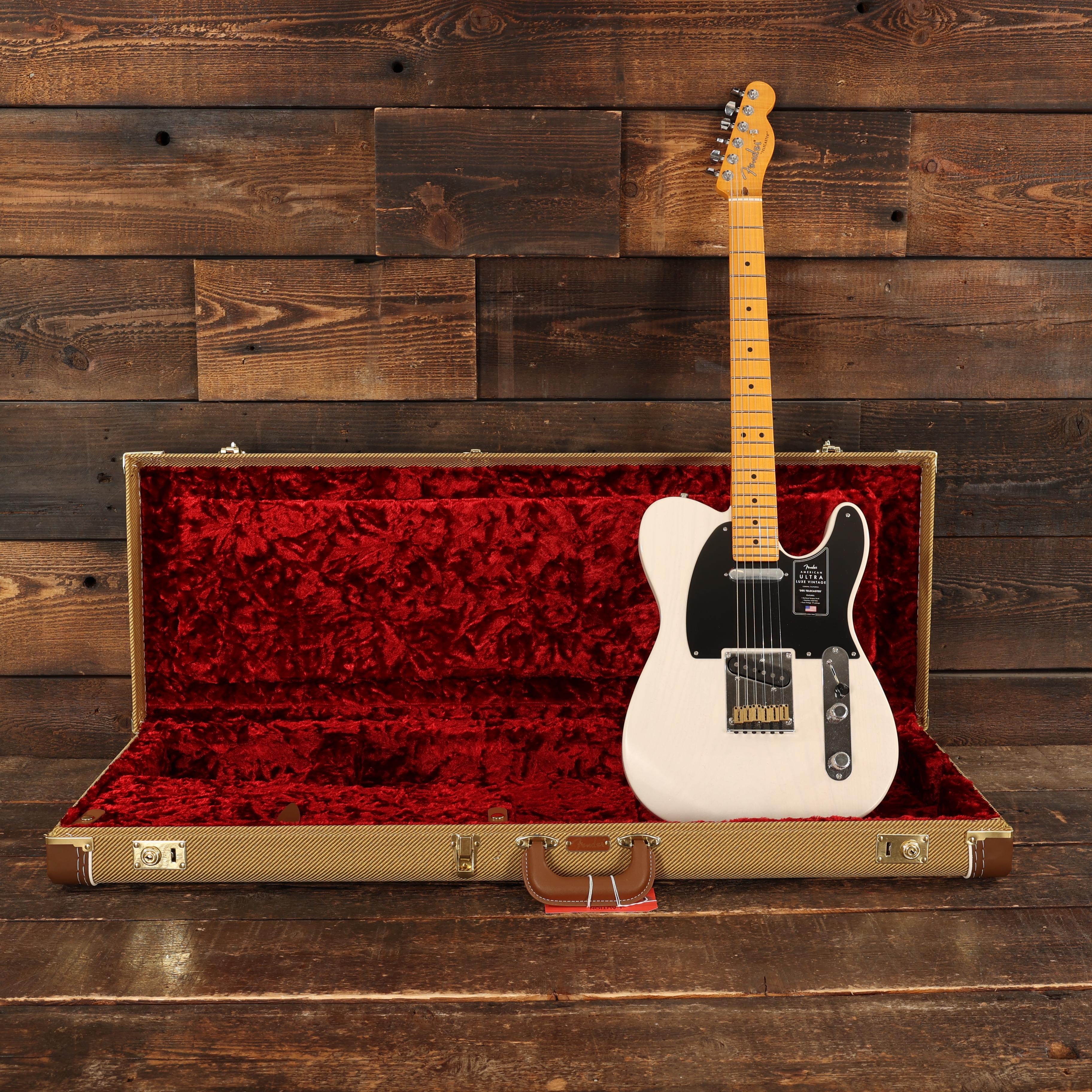 Fender American Ultra Luxe Vintage '50s Telecaster in White Blonde